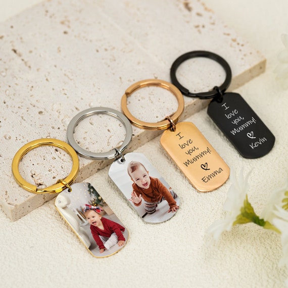 Porte-Clés Gravé Cadeau Pour Amie/Amoureux – Alliage – 3cm – Messages D'Amour – Pour Noël, Anniversaire, Saint-Valentin - 11
