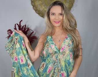 BUY one get ONE FREE Goddess Silk dress, summer dress