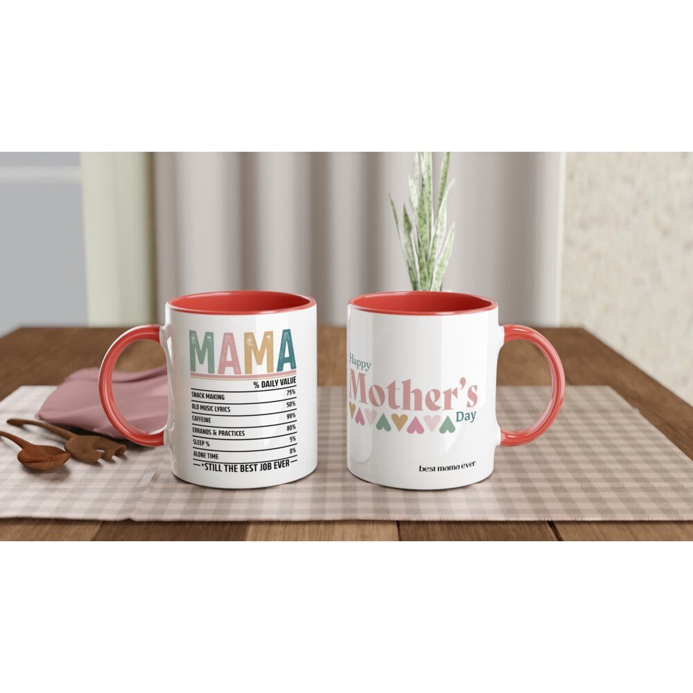 Awesome mom cadeau mok / beker goud voor Moederdag 330 ml - Moederdag -kado.nl