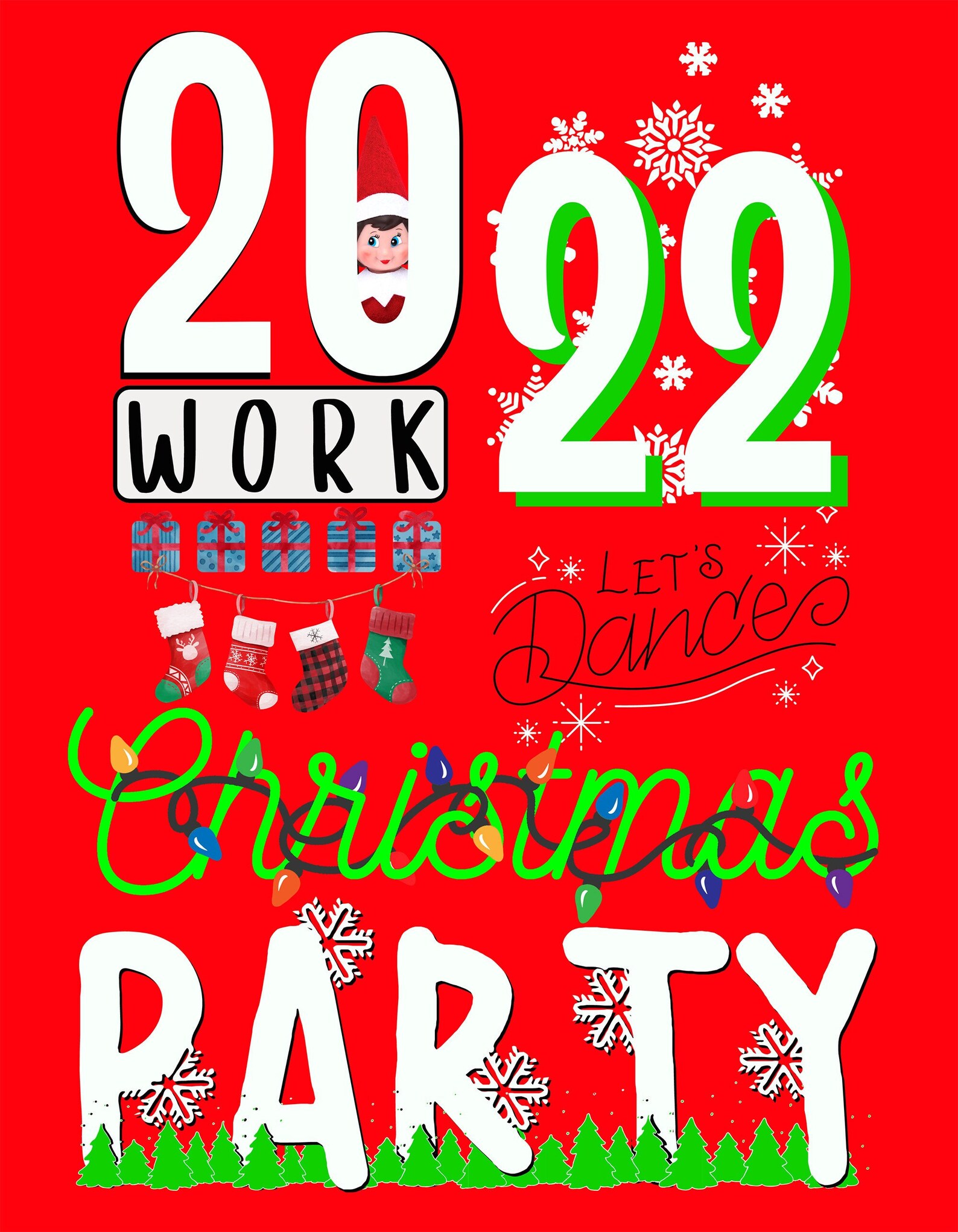 Work Christmas Party Tee T-shirt for Christmas Parties - Etsy Australia