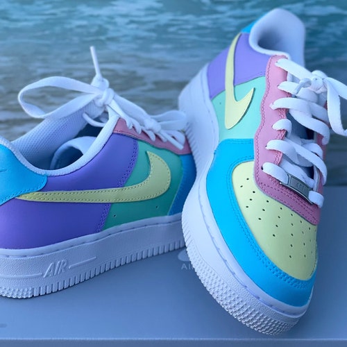 nike air force pastel shoes