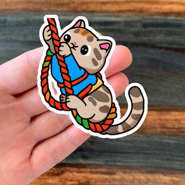 Cat Climbing Rope Etsy
