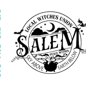 Salem Local Witches Union Peace Within Sky Above Earth Below