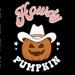 Howdy Kürbis Rodeo Western Country Herbst Südliches Halloween