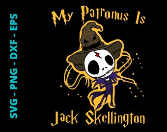 Mi patronus es Jack Skellington Pesadilla antes de Navidad Halloween