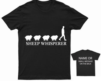 Sheep Whisperer T-Shirt | Farmer Humor Tee | Countryside Livestock Shirt | Personalized Farmer Gift