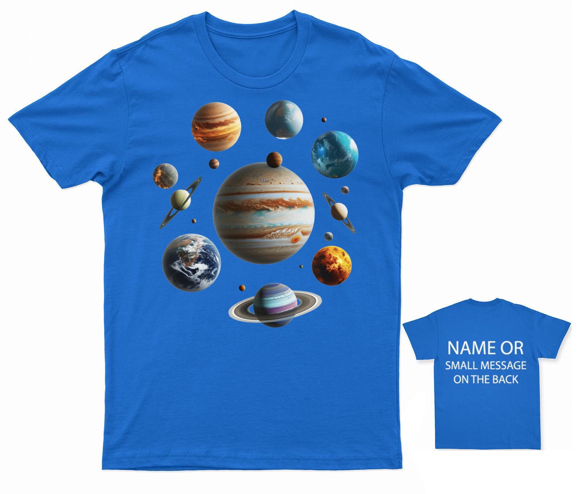 Solar System Planets T-shirt - Space Enthusiast Tee - Astronomical
