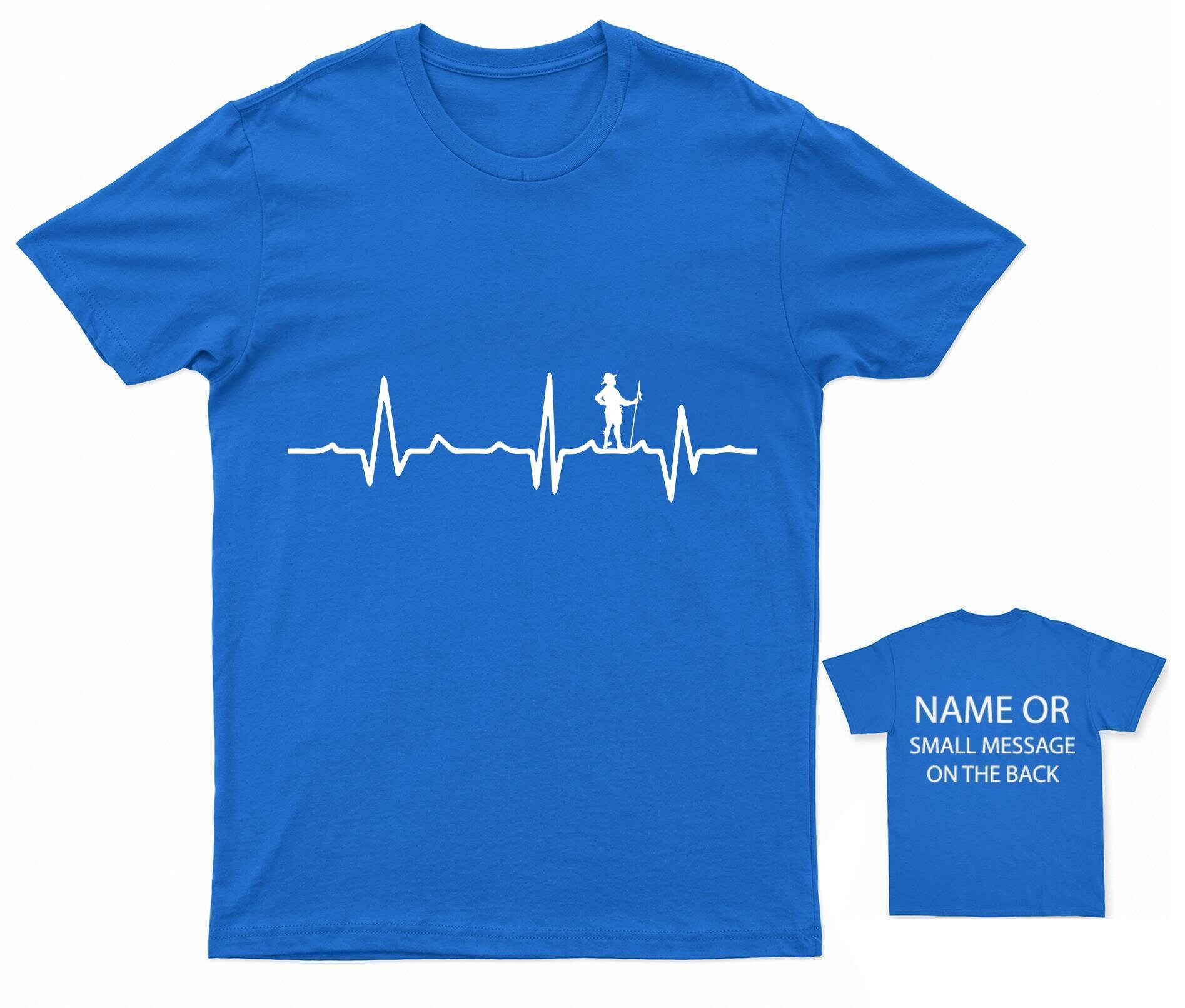 Golf T-Shirt Heartbeat Tshirt Player Gift Tee Love Pulse Golf T-Shirt Heartbeat Tshirt Player Gift Tee Love Pulse