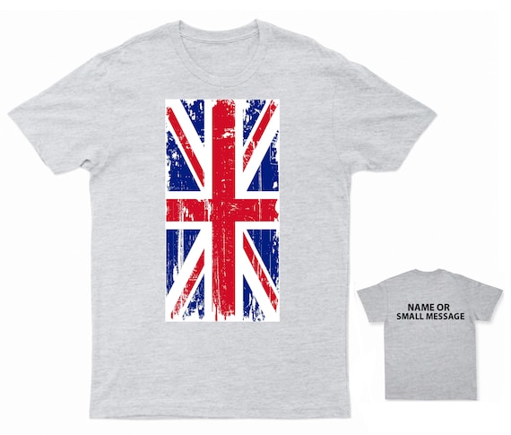Union Jack Vintage Style Print Handheld Flags Adult White Union Jack Vintage Style Print Handheld Flags Adult White