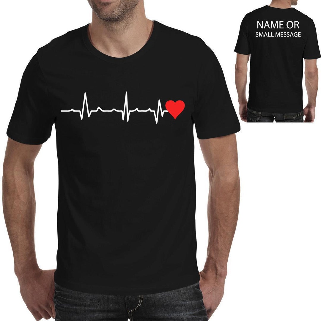 Heartbeat Print Tee Dress main image 1