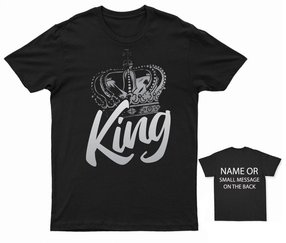 King Crown T-shirt Royal Themed Tee for Men Regal King Design