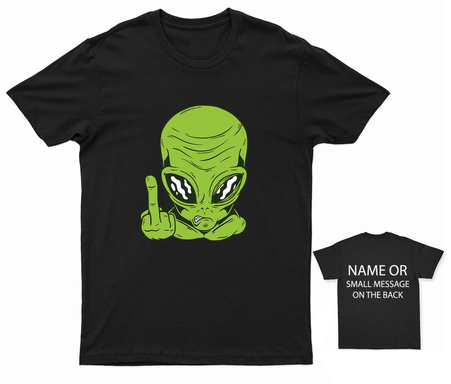 Alien middle finger shirt Clearance