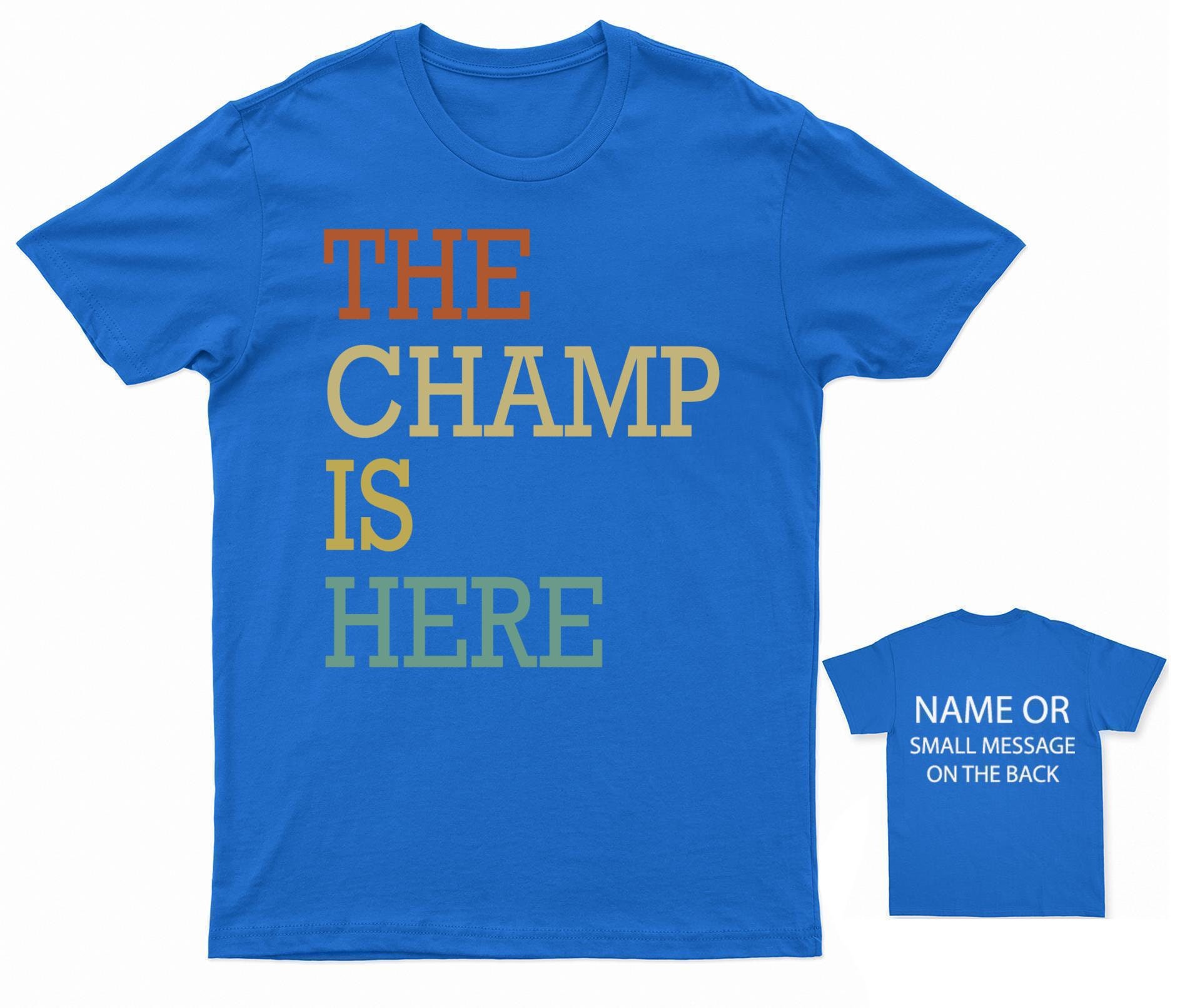 THE CHAMP IS HERE? Tシャツ 黒 Amazon.com: The Champ is Here T-Shirt : Clothing, Shoes
