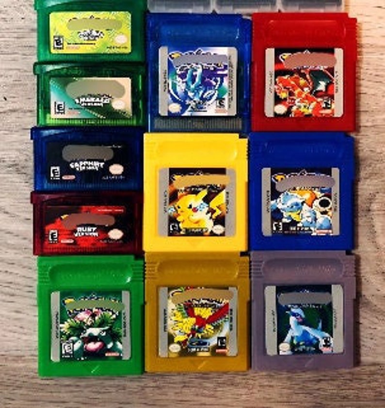Outlet cheapest sale Pokemon GBA DS GBC Bundles Yellow Red Silver Gold