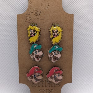 Super Mario Earrings