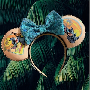 626 Stitch On Vacation Mouse Ears