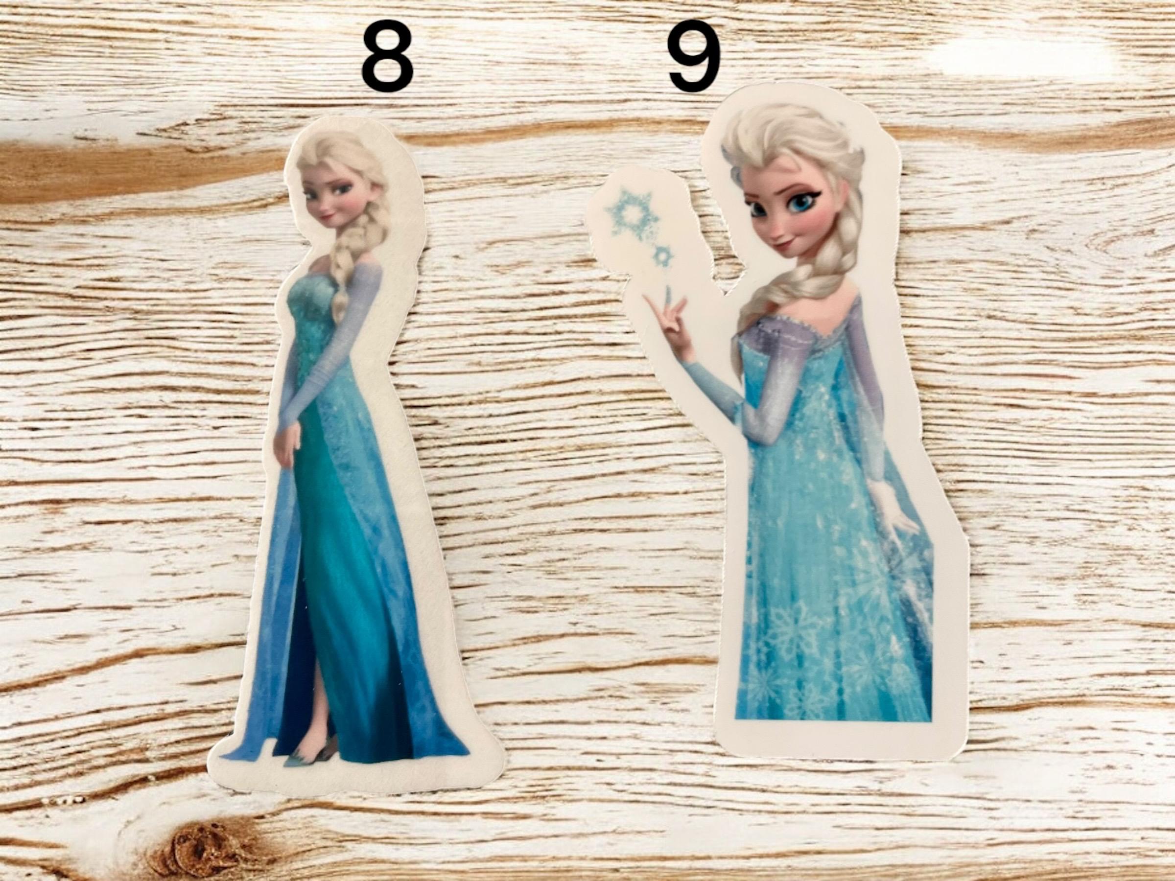 Frozen, Anna and Elsa Stickers, Clear, White and Glitter - Etsy