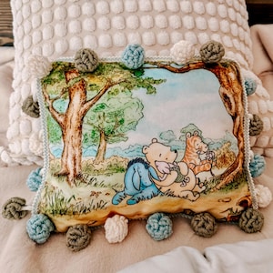 Winnie the Pooh Plush Pillow: Nursery Decor Cushion