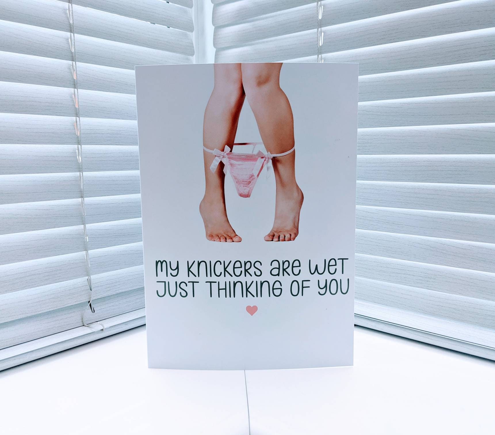 Naughty Sexy Valentines Day Birthday Card for Boyfriend image