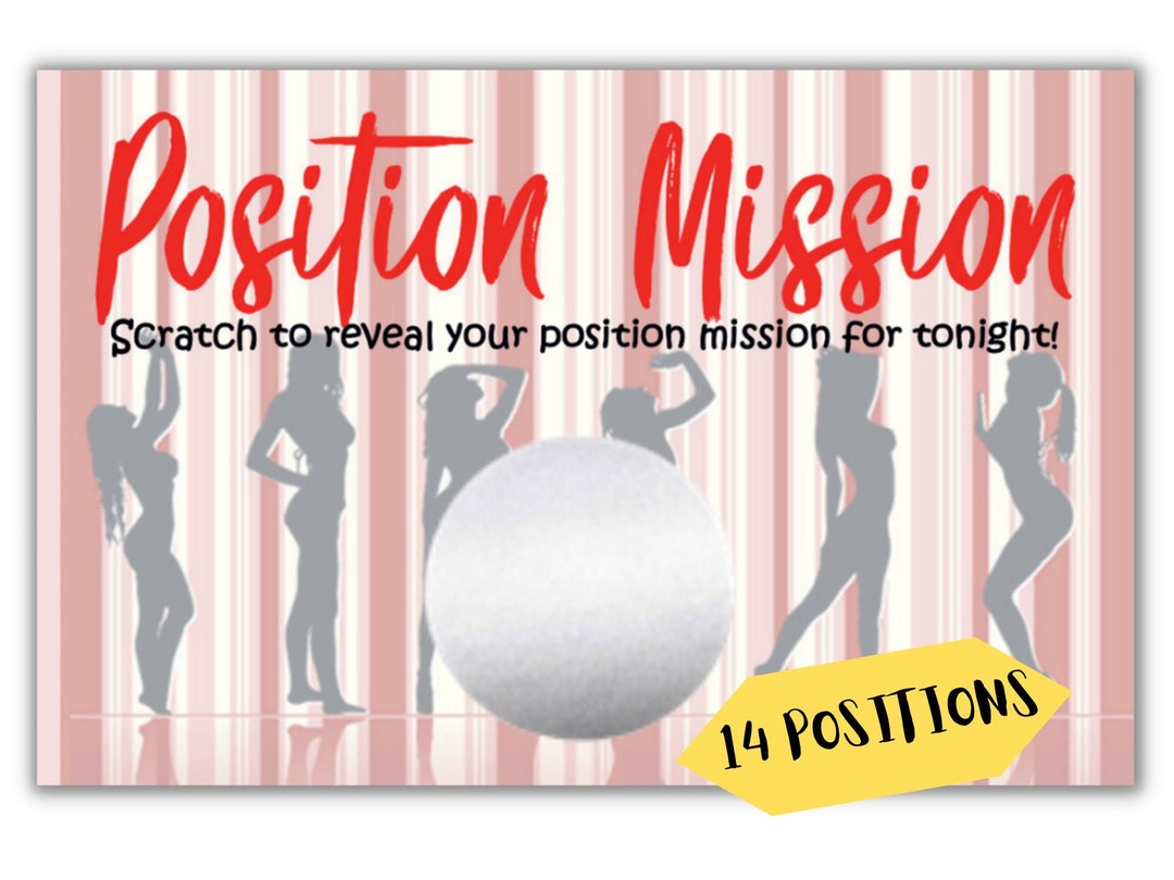 Couples Scratch Card Game Position Mission Scratch to Reveal Boyfriend