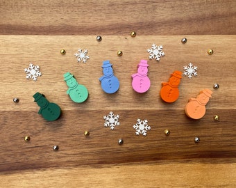 Snowman Crayons - Kids Gift - Birthday Gift Kids - Party Favor