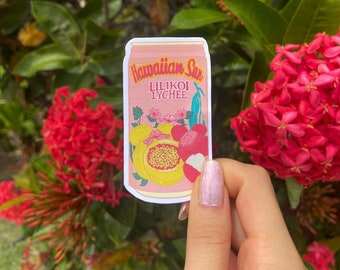 Hawaiian Sun Juice Inspired  Sticker - Hidden Mickey Disney Sticker | Hawaii Tropical Stickers