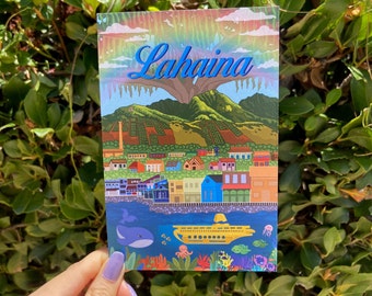 Lahaina, Maui Post Card - Fire Relief Donation