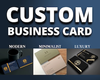 Professional Custom Business Card Design, Business Cards, Business Cards Design, Custom Business Cards, Business Card, Unique Business Cards