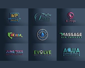 Diseño de logotipo minimalista personalizado, marca empresarial