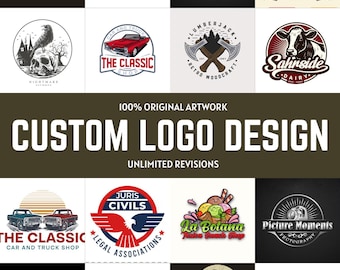 Diseño de logotipo empresarial moderno y minimalista personalizado (descarga digital)