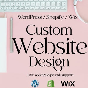 Custom Website Design, Website Design Wordpress, Custom Website Shopify, Shopify Website Design, Website Design Wix, Website Boutique, Boho