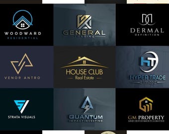 Puede incluir: Una colección de varios logotipos de empresas. Los diseños incluyen texto y gráficos como montañas, casas, una vaca y un rayo. Algunos logotipos presentan texto como "Adventure", "Thrasher", "Picture Moments" y "Woodward Residential."