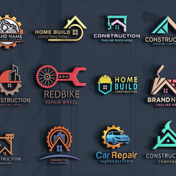 Real Estate Logo Design, Modern Logo, 3D Logo, Company Logo, Custom Logo, Unique Logo, Logo Design Custom for Business, Custom Logo Design
