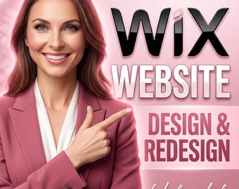 Professional Wix Website Design & Redesign, Custom E-commerce Store, Boutique Landing Page
