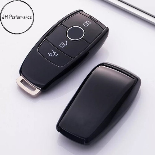 Schlüssel Hülle Pee für 3 Tasten Auto Schlüssel Silikon Cover Zubehör  Tasche Schutz (Neon Pink)