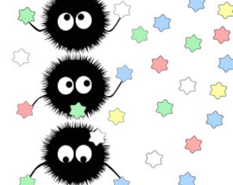 Soot Sprites Svg Typ 3 (z ramionami)