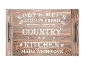 Personalized Noodle Board | Serving Tray | Kitchen Decor | Kitchen wallsign