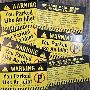GAG GIFT - Je hebt als een idioot geparkeerd! Grap van de dag
