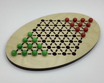 2-Player Chinese Checkers, Halma, Travel Size Game