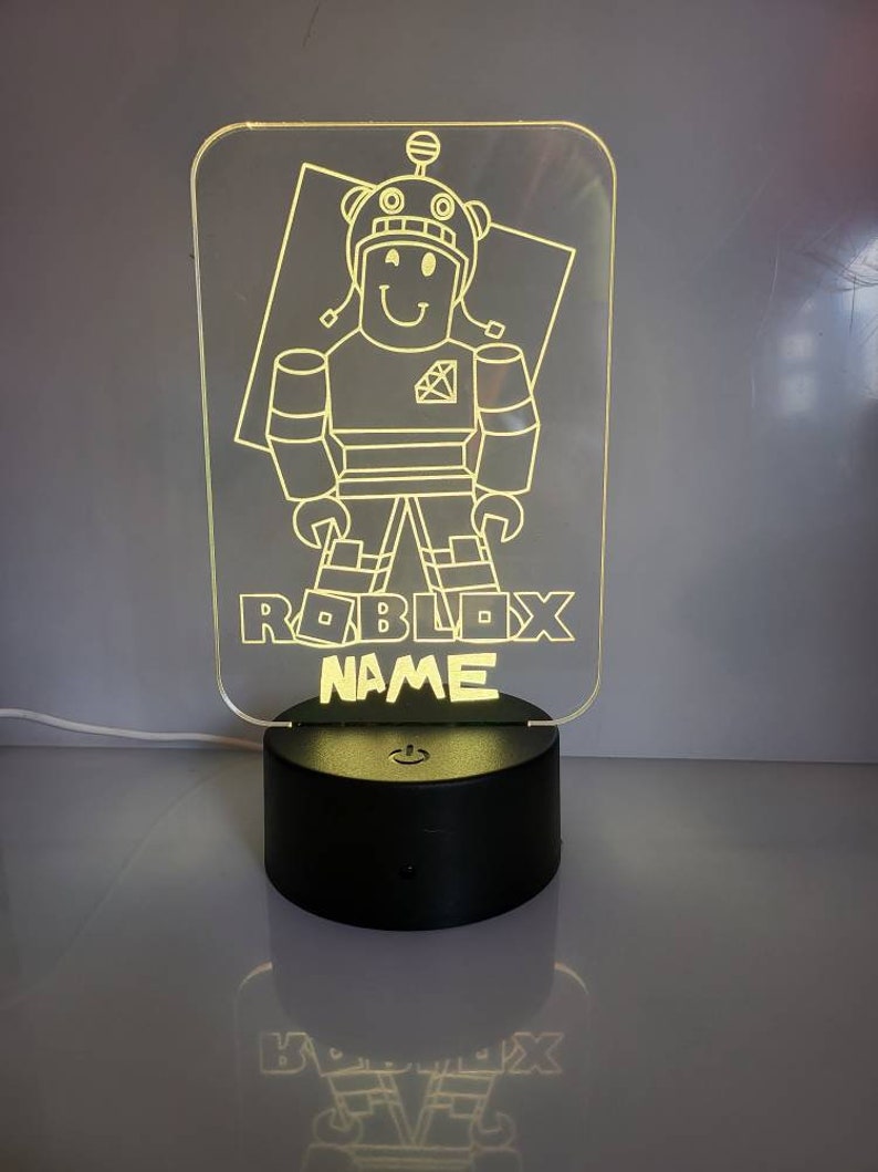 Personalised Roblox night light, Children's Light, Game room, Boys Night Light, LED Light, Boy Girls Night Light, Birthday Active image 2