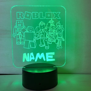 Personalised Roblox night light, Children's Light, Game room, Boys Night Light, LED Light, Boy Girls Night Light, Birthday Active image 5