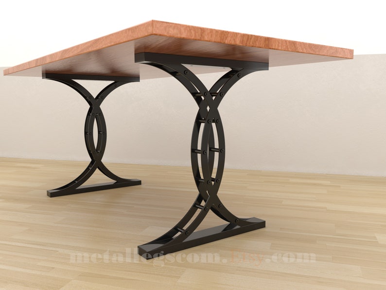 Steel Table Legs Industrial Style for Dining Table / Kitchen Etsy