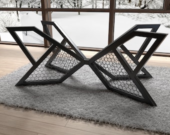 Base de mesa de metal tipo araña única para su mesa premium. Producto hecho a mano desde la UE con envío gratuito [SPDWRP25]