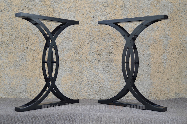 Steel Table Legs Industrial Style for Dining Table / Kitchen Etsy