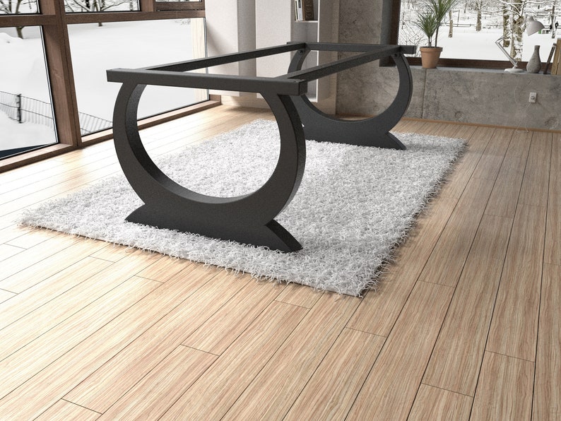 Handmade Steel Table Base for Dining/Kitchen - Thumbnail 4