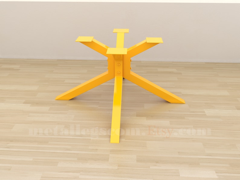 Unique Steel Table Base