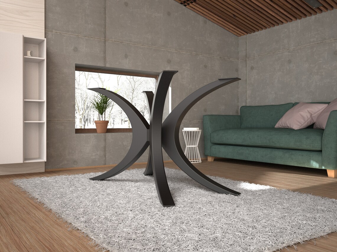 Bar Height Metal Table Base (H - 35" In. / 89 Cm.). Great Fit With ...