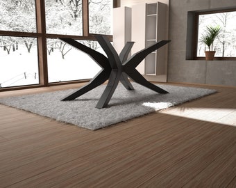 Table Base (H-28") with unique non standard shape, Pedestal, Mid Century Modern handmade Furniture legs by Metallegscom [NHPP147]