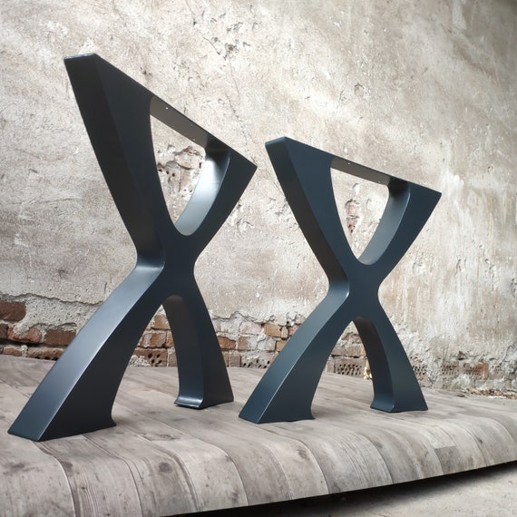 Buy Dining Table Legs With Modern X Shape Design. Designer Edition for Rustic Modern or Industrial Deco. Premium Quality FLNDXX8 Online in India Etsy