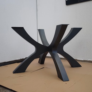 Spider X-Shape metalen eettafelbasis voor ronde of vierkante tafelbladen. Gratis verzending [RNFLK122]